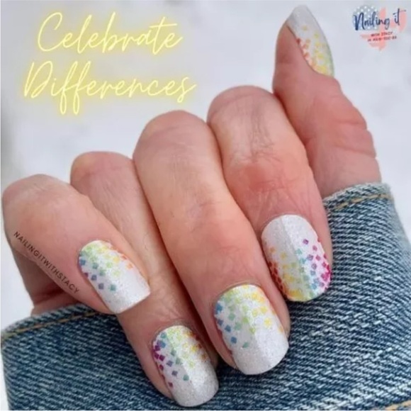 *Retired* Color Street: Celebrate Differences | Awareness Set White Rainbow - Picture 7 of 14